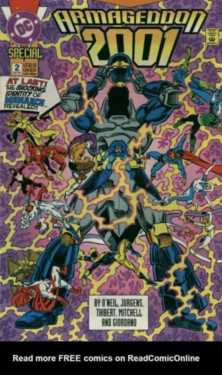 Armageddon 2001 (#2 Cover) Who is Monarch