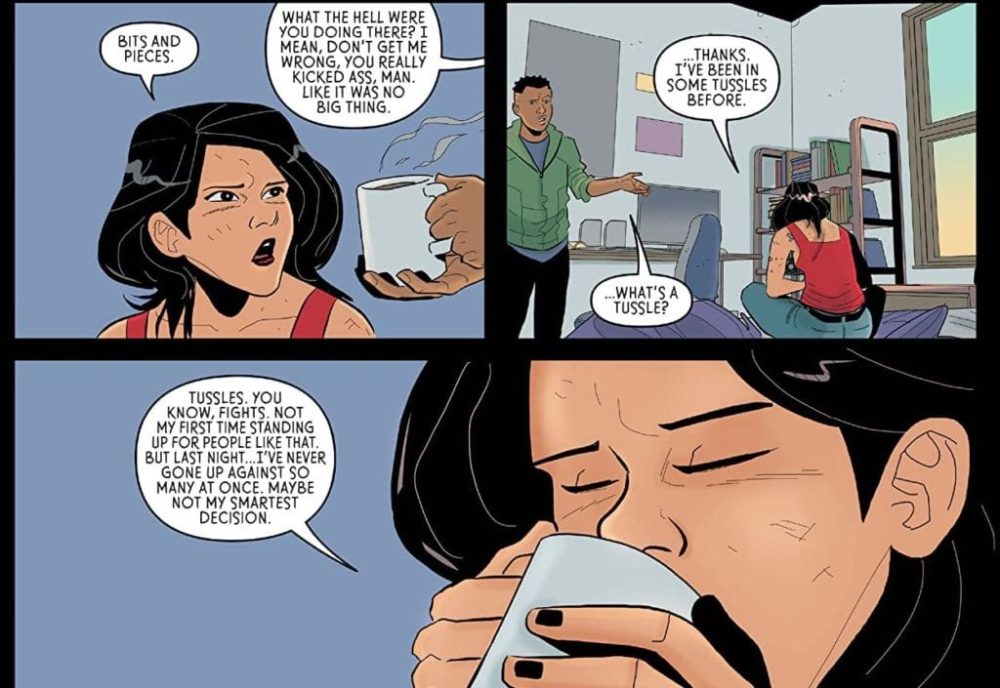 The Black Ghost Season One, ink sample