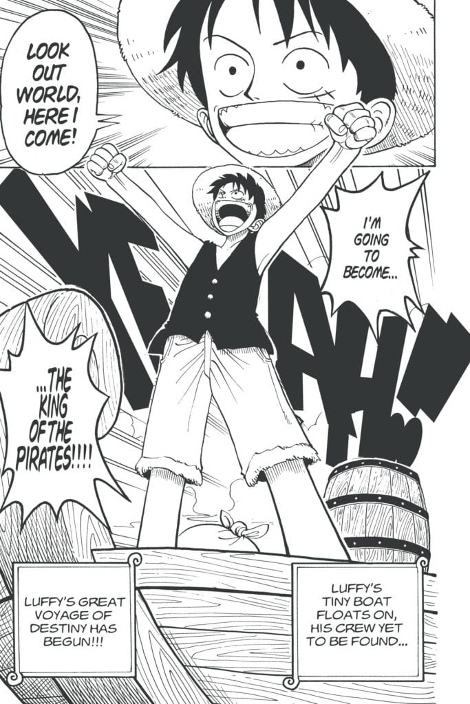 When did One Piece manga start?