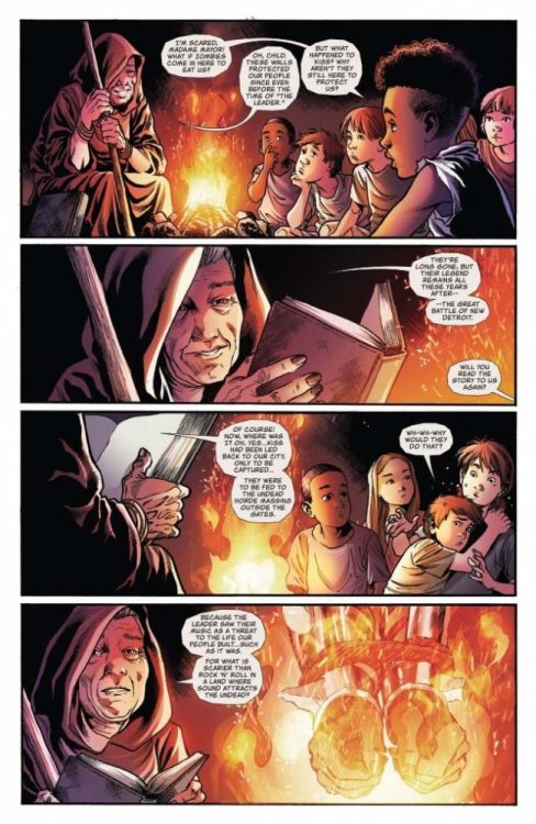 Kiss Zombies #5, color sample