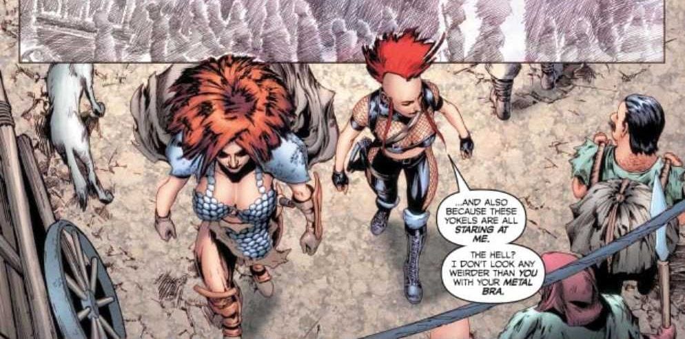 Red Sonja Age of Chaos #4, art sample