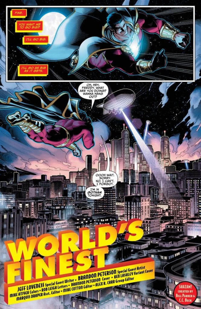 Shazam #12 Gotham