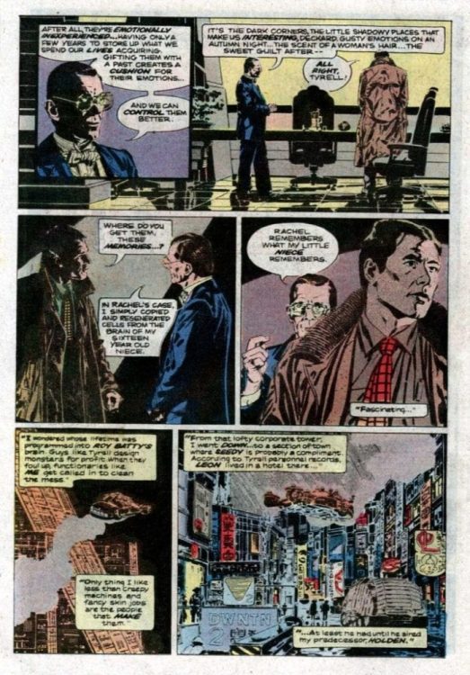 Blade Runner page art