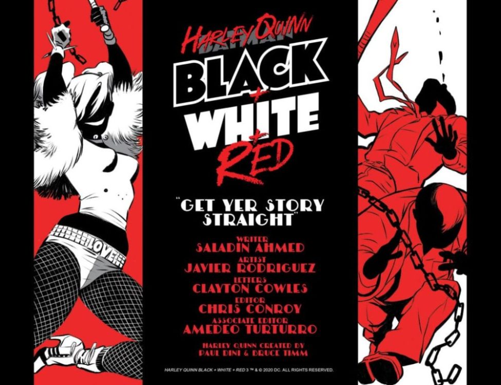 Harley Quinn Blaxk+White+Red, credits