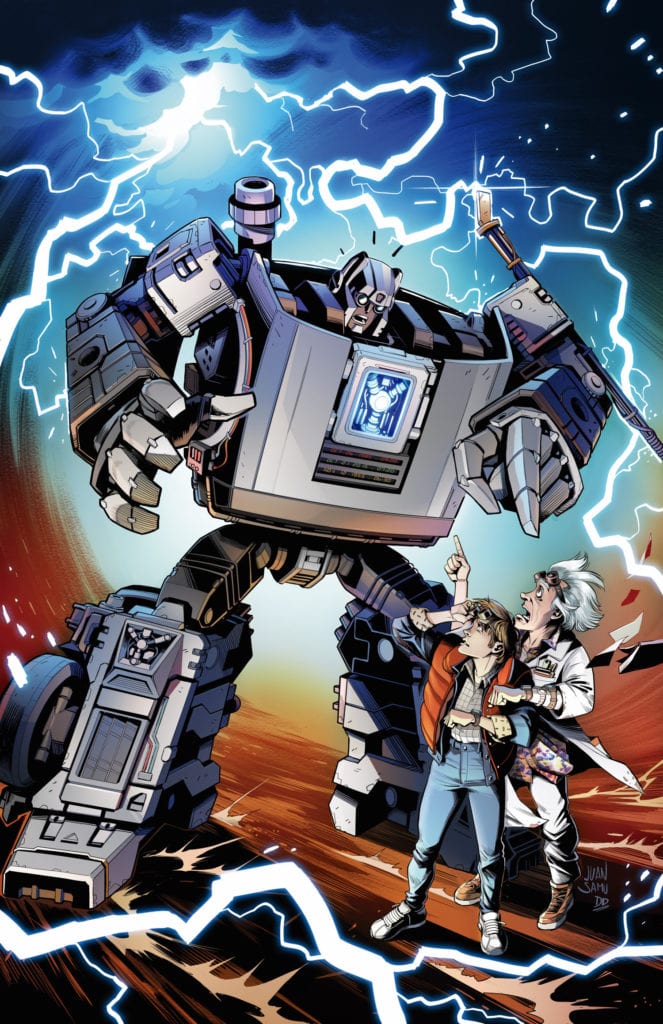 IDW Transformers BTTF, cover
