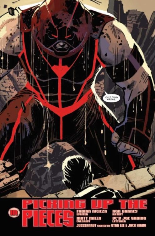 Juggernaut #1, art sample