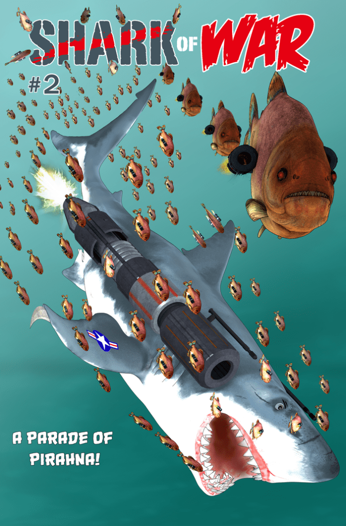 Shark of War #2 Cover