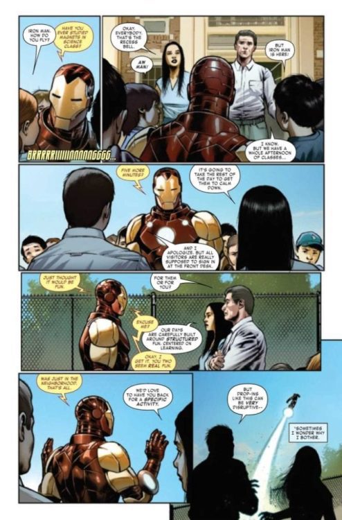 Iron Man #3, writing sample 2