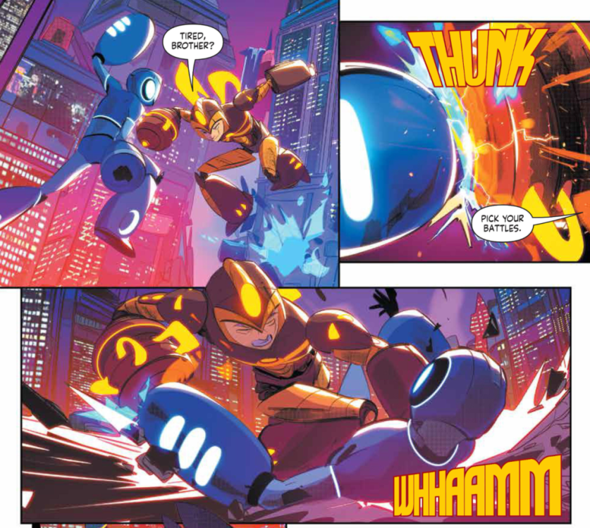 Mega Man: Fully Charged #5 Coloring Example