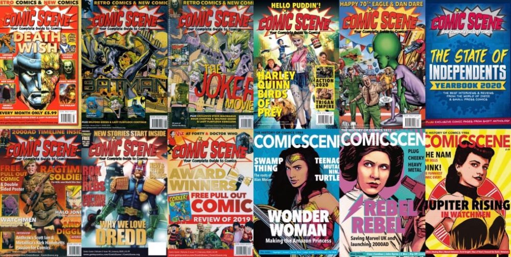 Comic Scene collection of covers