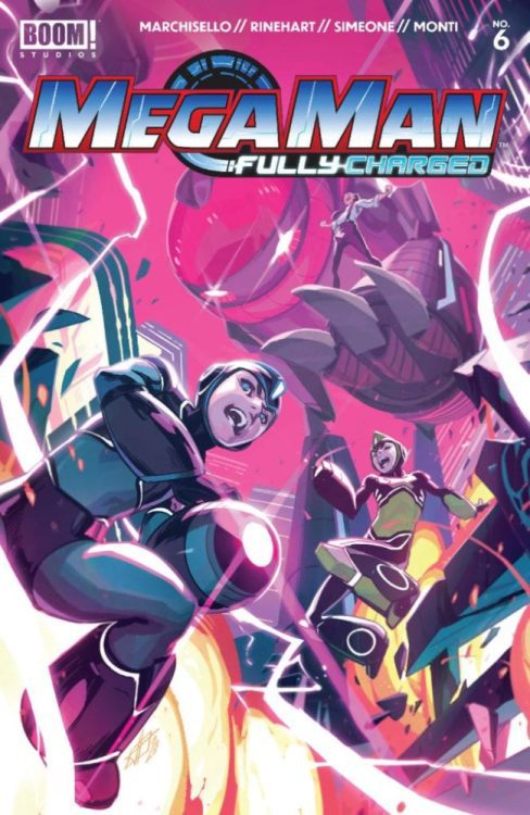 MegaMan_FullyCharged_006_Cover_A_Main Mega Man: Fully Charged #6 Cover