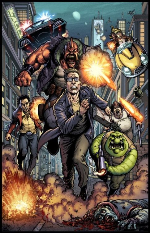 Space Bastards Humanoids Cover Color