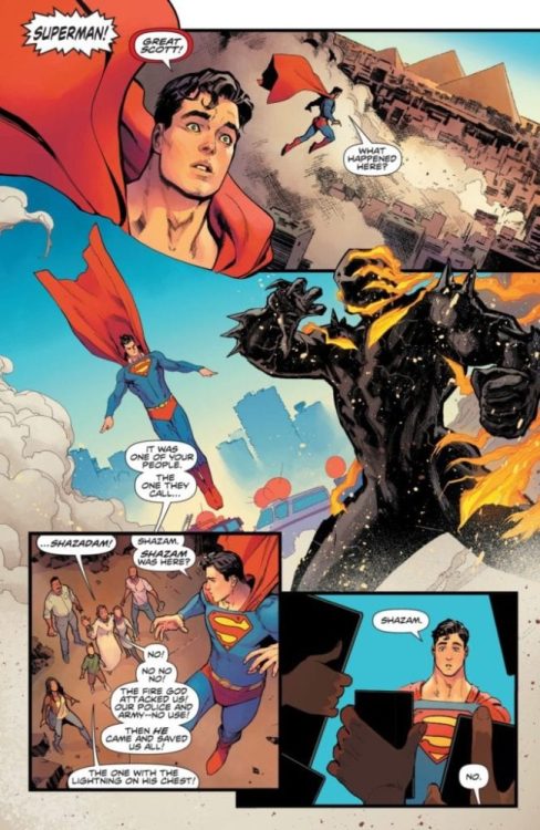 Superman in DC Infinite Frontier #0 | Monkeys Fighting Robots