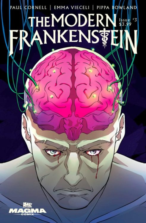 The Modern Frankenstein #3 Cover heavy metal modern frankenstein exclusive preview