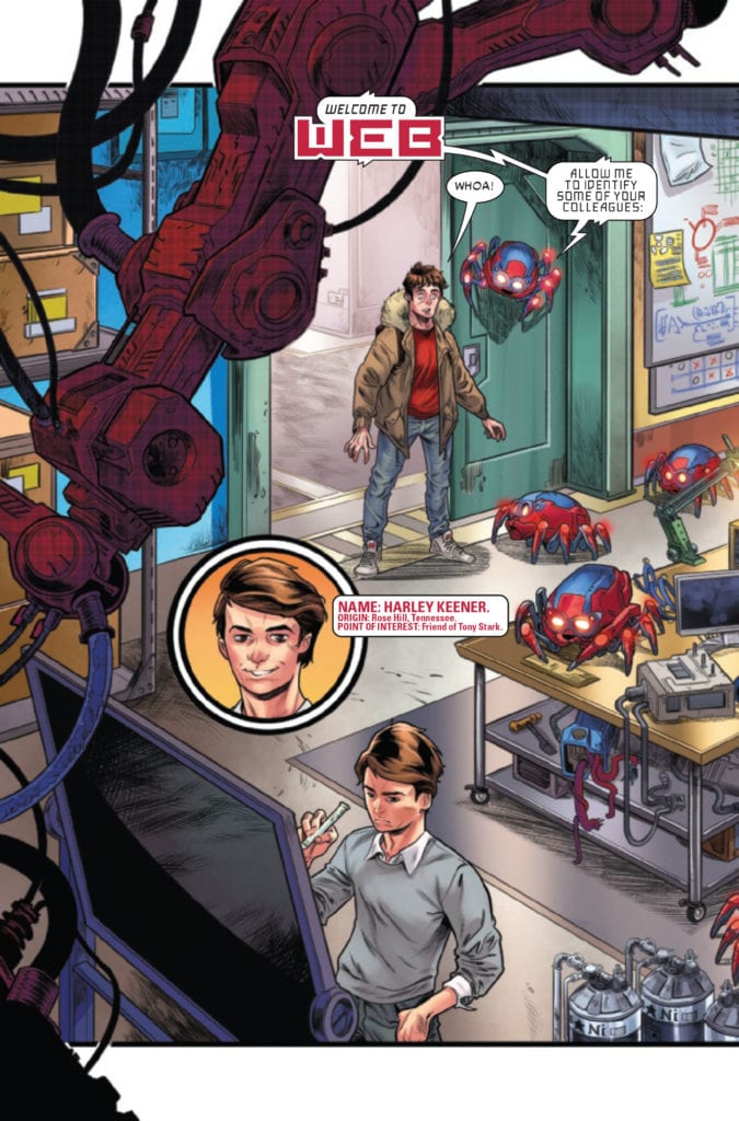 web of spider-man #1 marvel comics exclusive preview