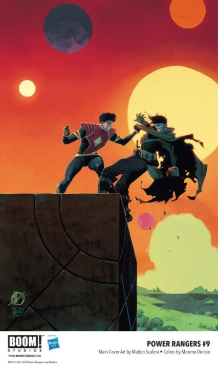 power rangers #9 boom! studios exclusive preview first look