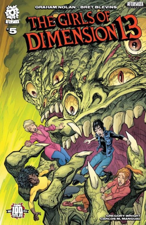 GOD13 5 COVER aftershock comics exclusive preview girls of dimension 13