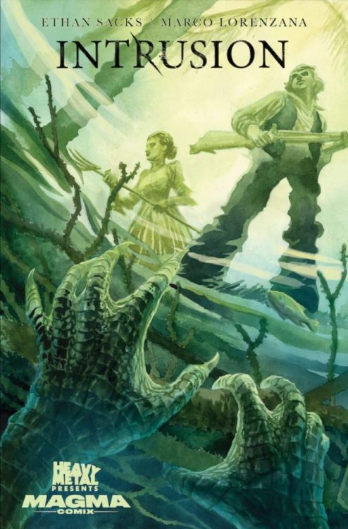 INTRUSION _ Front Cover _ Daniel Govar intrusion heavy metal magma comix comics exclusive preview