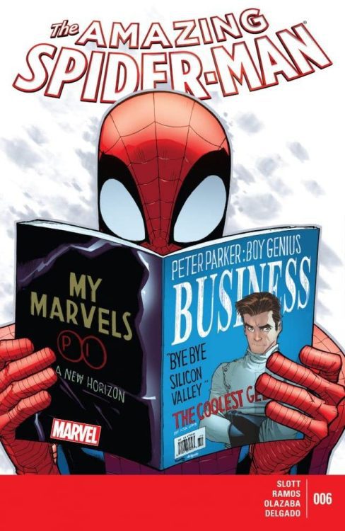 spider-man noncommitment in superhero comic books -- cover from Dan Slott's Spider-Man