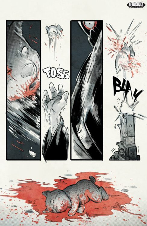 aftershock comics exclusive preview samurai doggy