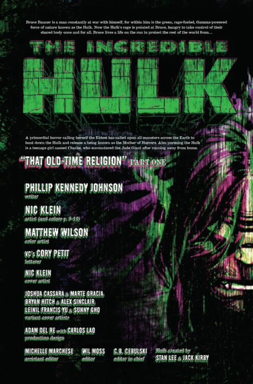 marvel comics exclusive preview incredible hulk