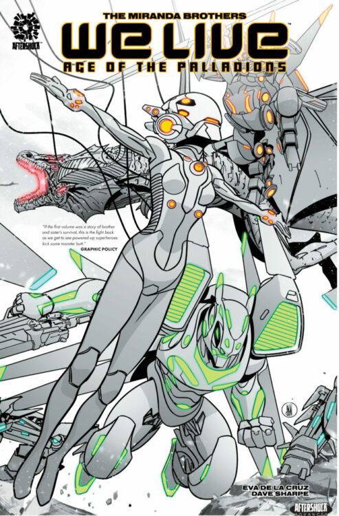 aftershock comics exclusive preview we live age of palladions miranda brothers