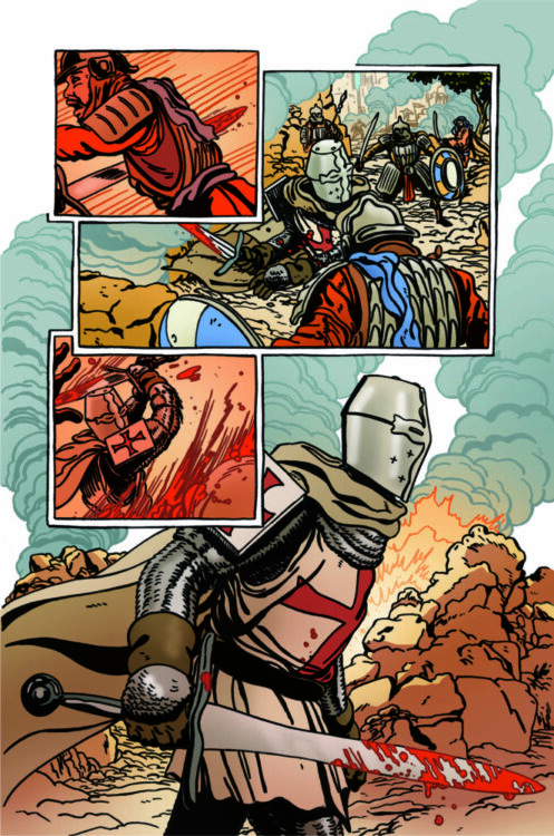 Indie Spotlight: CRUSADER #1 - Mystery, Blood, and a Mission