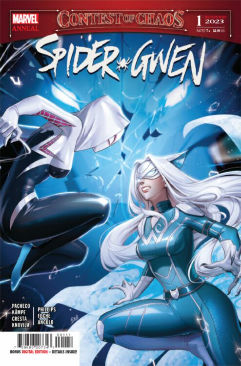 marvel comics exclusive preview spider-gwen annual contest of chaos