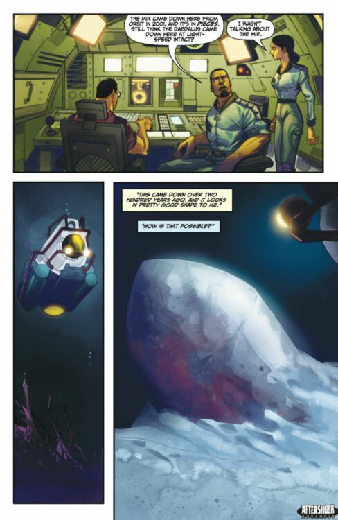aftershock comics exclusive preview where starships go to die