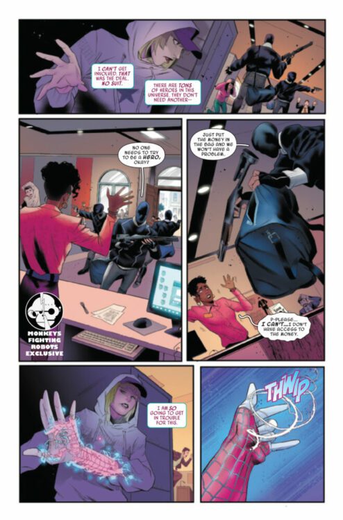 marvel comics exclusive preview spider-gwen ghost spider gwen stacy spider-man