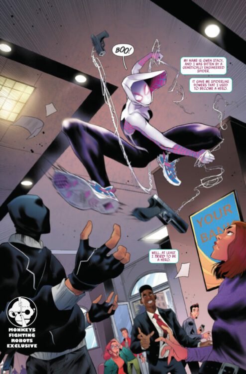 marvel comics exclusive preview spider-gwen ghost spider gwen stacy spider-man