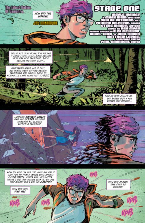 Jay Nakamura on the run