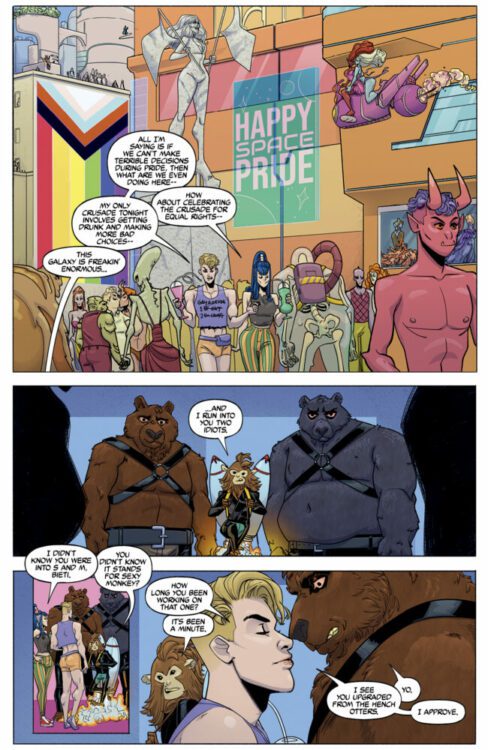 dark horse comics exclusive preview killer queens 2 kings not wings pride month