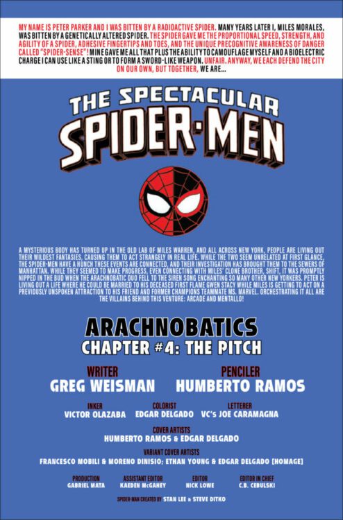 marvel comics exclusive preview spectacular spider-men peter parker miles morales spider-man