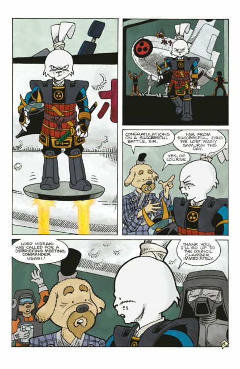 dark horse comics exclusive preview space usagi yojimbo stan sakai emi fujii death and honor