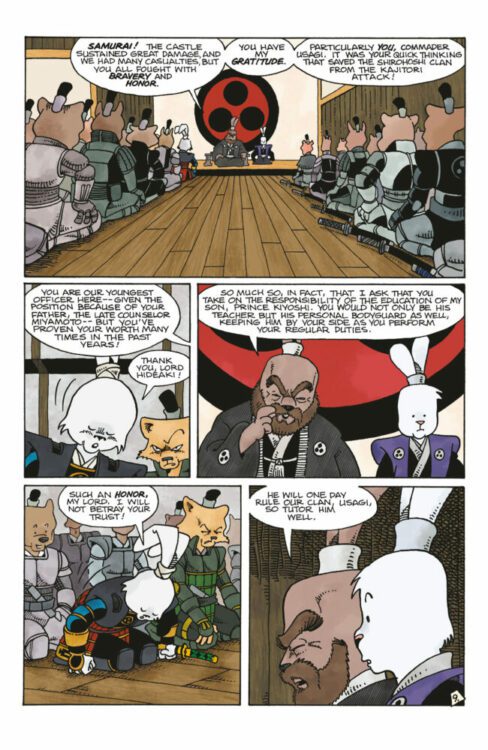 dark horse comics exclusive preview space usagi yojimbo stan sakai emi fujii death and honor