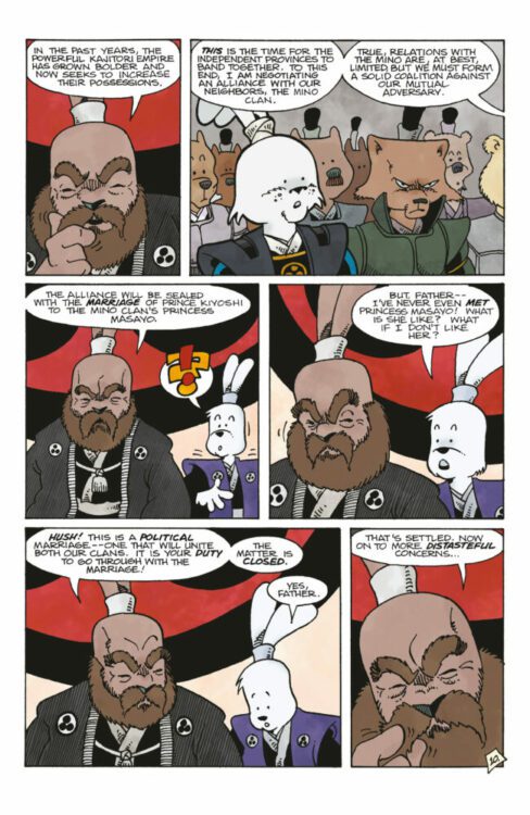 dark horse comics exclusive preview space usagi yojimbo stan sakai emi fujii death and honor