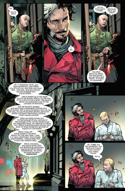 marvel comics GODS G.O.D.S. Wyn Doctor Strange Aiko