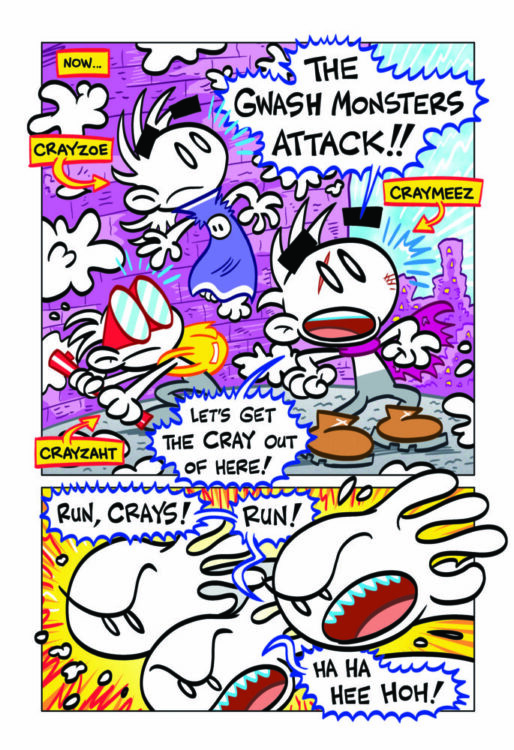 exclusive preview YAHGZ VOL 2 THE GWASH WAR Art Baltazar