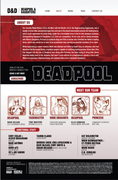 deadpool marvel comics exclusive preview
