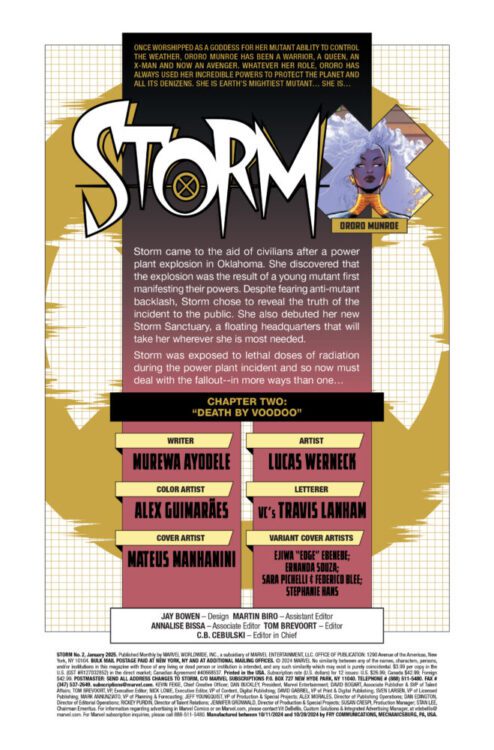 marvel comics exclusive preview storm x-men