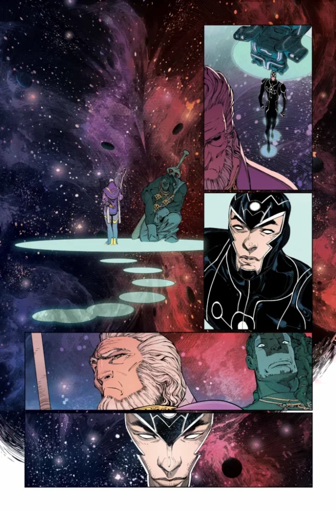 Metron and Highfather speak