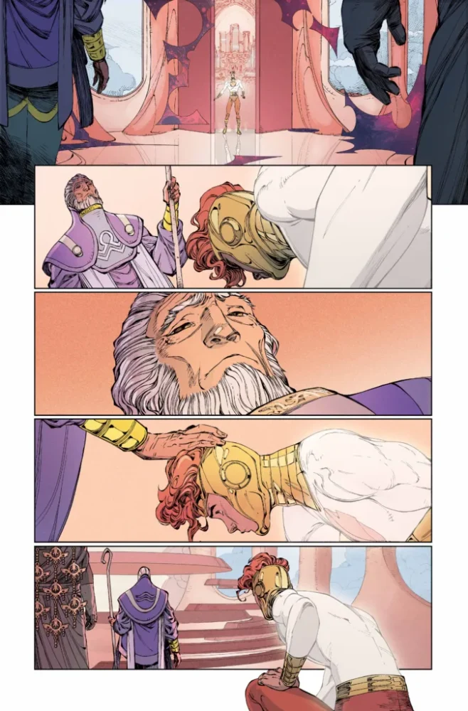 Lightray greets Highfather