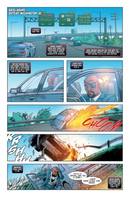 marvel comics exclusive preview mystique x-men declan shalvey