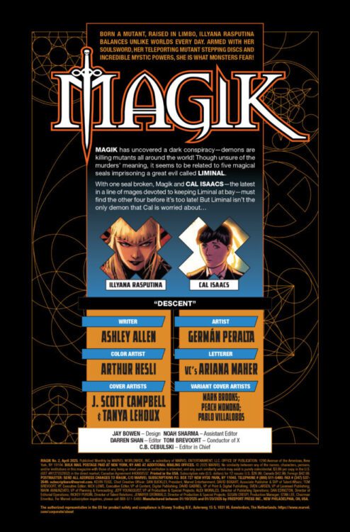 marvel comics exclusive preview magik x-men