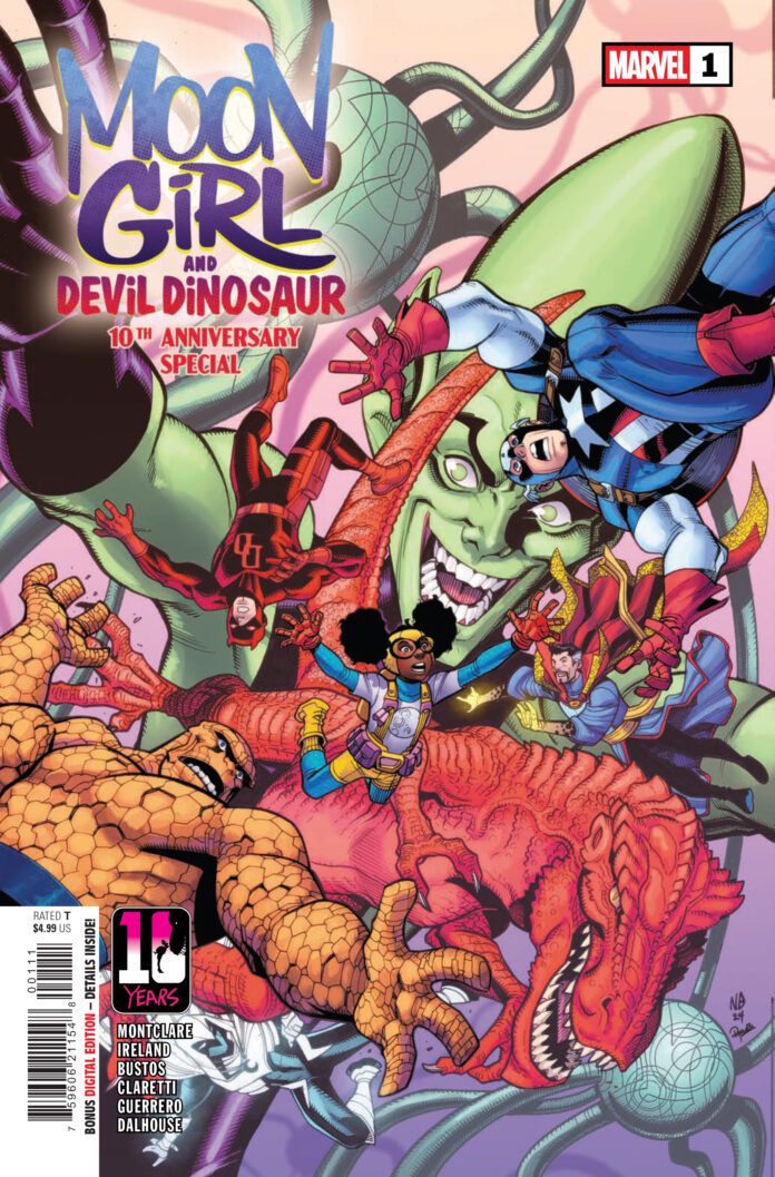 marvel comics exclusive preview moon girl devil dinosaur anniversary annual