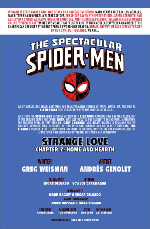 marvel comics exclusive preview spectacular spider-men spider-man peter parker miles morales