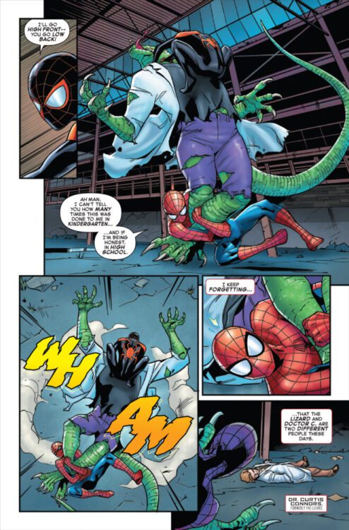 marvel comics exclusive preview spectacular spider-men spider-man peter parker miles morales