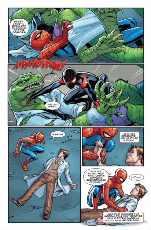 marvel comics exclusive preview spectacular spider-men spider-man peter parker miles morales