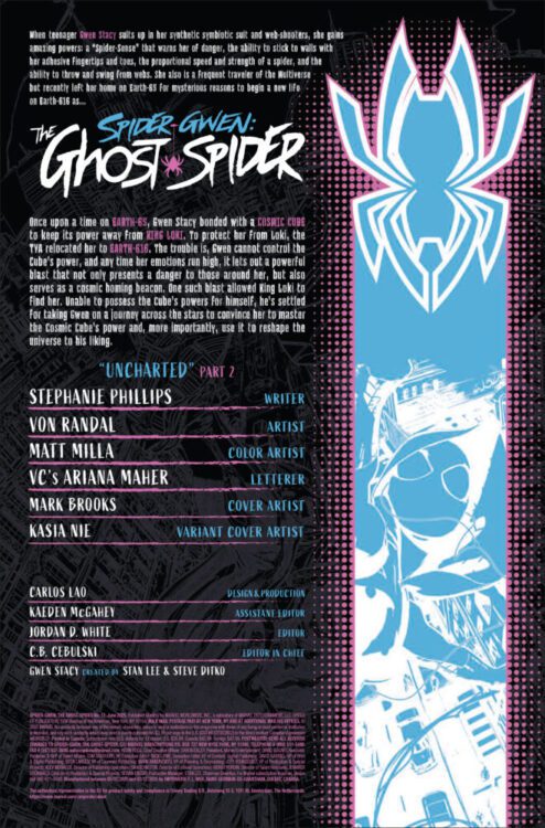 marvel comics exclusive preview spider-gwen ghost spider gwen stacy spider-man